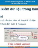 Tìm kiếm dữ liệu trong bảng