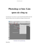 Photoshop cơ bản: Làm quen các công cụ