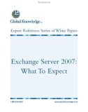 Exchange Server 2007: What To Expect