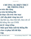 Lý thuyết hệ điều hành - Chương 10