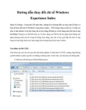 Hướng dẫn thay đổi chỉ số Window Experience Index