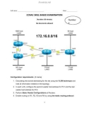 CCNA1 SKILL BASED EXAMINATION - Number 3