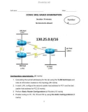 CCNA1 SKILL BASED EXAMINATION - Number 8