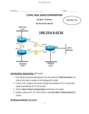 CCNA1 SKILL BASED EXAMINATION - Number 10