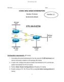 CCNA1 SKILL BASED EXAMINATION - Number 12