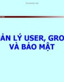 Chương 5: Quản lý user,group và bảo mật