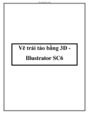 Vẽ trái táo bằng 3D Illustrator SC6