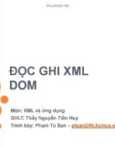 Bài giảng Đọc ghi XML DOM