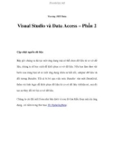 Viewing .NET Data - Visual Studio và Data Access – Phần 2