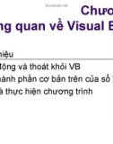 Báo cáo: Tổng quan về visual basic