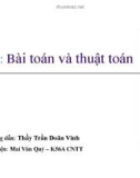 Bài 4: Bài toán và thuật toán