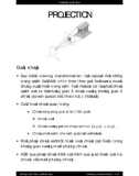 Bài giảng đồ họa : PROJECTION part 1
