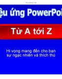 Bài giảng Hiệu ứng Powerpoint từ A tới Z