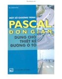 Chương trình Pascal dùng cho thiết kế đường ô tô