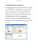 Tập thiết kế nhà trên mô hình 3D
