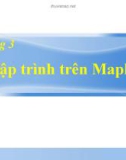 Bài giảng Maple - Lập trình tính toán: Chương 2 - Lập trình trên maple