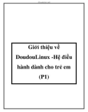 Giới thiệu về DoudouLinux -Hệ điều hành dành cho trẻ em