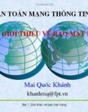 Bài 1: Giới thiệu về bảo mật - Mai Quốc Khánh