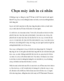 Chọn máy ảnh in cá nhân