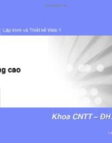 Lập trình và Thiết kế Web 1 – Bài 9: PHP nâng cao