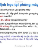 Bài giảng Tin học đại cương: Bài 4 - TS. Trần Quang Diệu