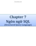 Bài giảng Hệ quản trị cơ sở dữ liệu - Chương 7: Ngôn ngữ SQL