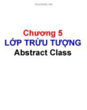 Chương 5: Lớp trừu tượng