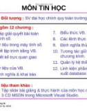 Bài giảng Tin học