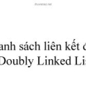 Danh sách liên kết đôi máy tính