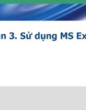 Phần 3. Sử dụng MS Excel