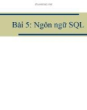 Ngôn ngữ SQL