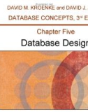 Lecture Database concepts (3rd Edition): Chapter 5 - David M. Kroenke, David J. Auer