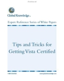 Tips and Tricks for Getting Vista Certified