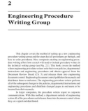 Engineering Procedure Writing Group