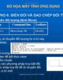 Đồ họa máy tính ứng dụng cho tin học mỏ - Chương 6