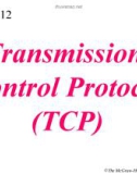 Lecture TCP-IP protocol suite - Chapter 12: Transmission Control Protocol (TCP)