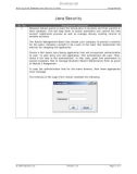 Working with Database and Security in Java - Java Security