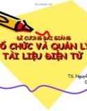 Đề cương bài giảng 2: Tổ chức và quản lý tài liệu điện tử