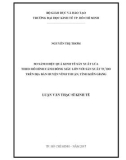 Luận văn Thạc sĩ Kinh tế: So sánh hiệu quả kinh tế sản xuất lúa theo mô hình Cánh đồng mẫu lớn với sản xuất tự do trên địa bàn huyện Vĩnh Thuận, tỉnh Kiên Giang