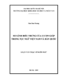 Luận văn Thạc sĩ Ngôn ngữ: So sánh biểu trưng của 12 con giáp trong tục ngữ Việt Nam và Hàn Quốc