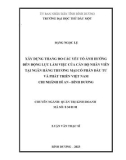 Luận văn Thạc sĩ Quản trị kinh doanh: Xây dựng thang đo các yếu tố ảnh hưởng đến động lực làm việc của cán bộ nhân viên tại Ngân hàng Thương mại Cổ phần Đầu tư và Phát triển Việt Nam - Chi nhánh Dĩ An - Bình Dương