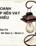 Bài thuyết trình: Một doanh nghiệp nên vay bao nhiêu (Nhóm 7)