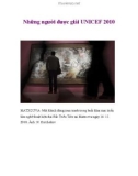 Những người được giải UNICEF 2010