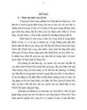 Tóm tắt luận văn Thạc sĩ Kinh tế Phát triển: Một số giải pháp tăng cường thu hút vốn đầu tư vào Khu kinh tế Nhơn Hội