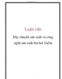 Luận văn: Dây chuyền sản xuất và công nghệ sản xuất bia hơi NaDa