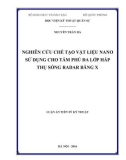 Luận án tiến sĩ Kỹ thuật: Nghiên cứu chế tạo vật liệu nano sử dụng cho tấm phủ đa lớp hấp thụ sóng radar băng X