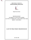 Luận văn Thạc sĩ quản trị kinh doanh: Một số giải pháp tạo động lực cho người lao động tại Công ty Cổ phần Đầu tư phát triển Công nghệ Điện tử - Viễn thông