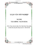 Luận vawnL: Tăng cường huy động vốn tại Ngân hàng Nông nghiệp và Phát triển nông thôn Huyện Lộc Hà – Tĩnh Hà Tĩnh