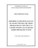 Luận văn Thạc sĩ Kinh tế: Kiểm định vai trò trung gian của sự gắn kết với công việc trong mối quan hệ của vốn tâm lý và cam kết tổ chức tại các doanh nghiệp trên địa bàn TP.HCM