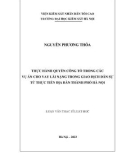 Luận văn Thạc sĩ Luật học: Thực hành quyền công tố trong các vụ án cho vay lãi nặng trong giao dịch dân sự từ thực tiễn địa bàn thành phố Hà Nội